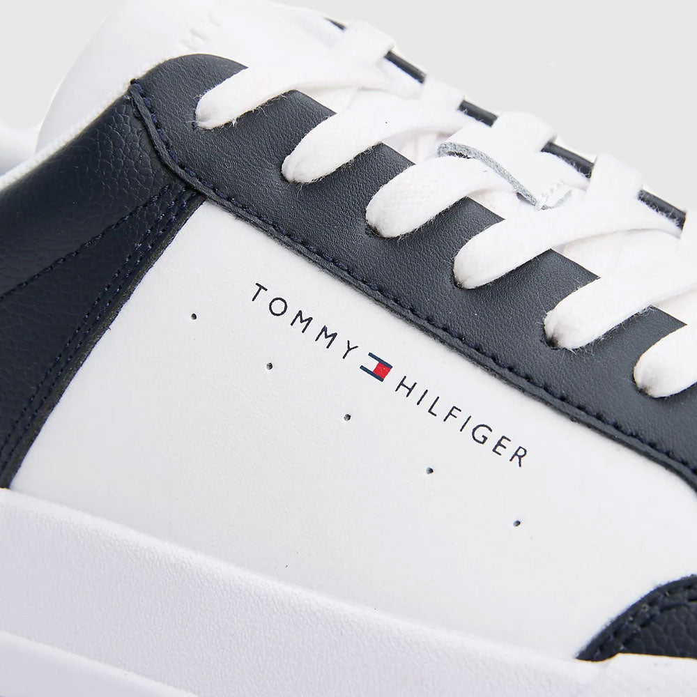 Court Mix Leather Sneaker - White Multi
