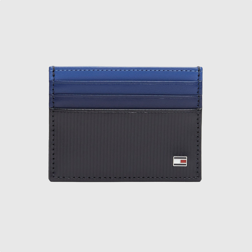 Tommy Hilfiger Flag Card Holder - Navy |ThirdBaseUrban