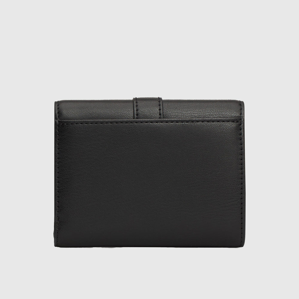 Heritage Flap Wallet - Black