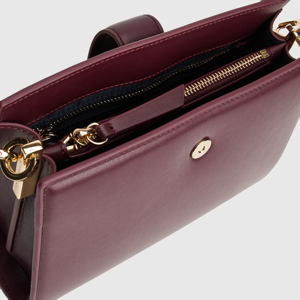 Heritage Mini Satchel - Maroon