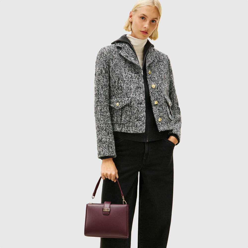 Heritage Mini Satchel - Maroon