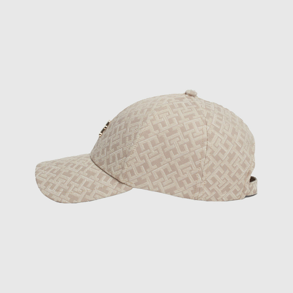 Jacquard Cap - Beige