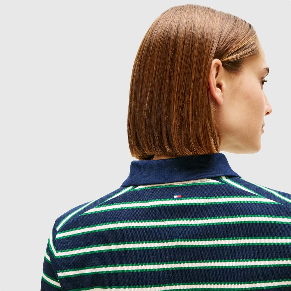 Script Lyocell Golfer - Navy Multi