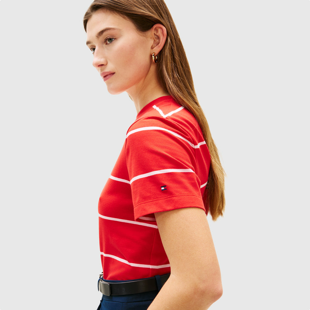 Script T- Shirt - Red Multi