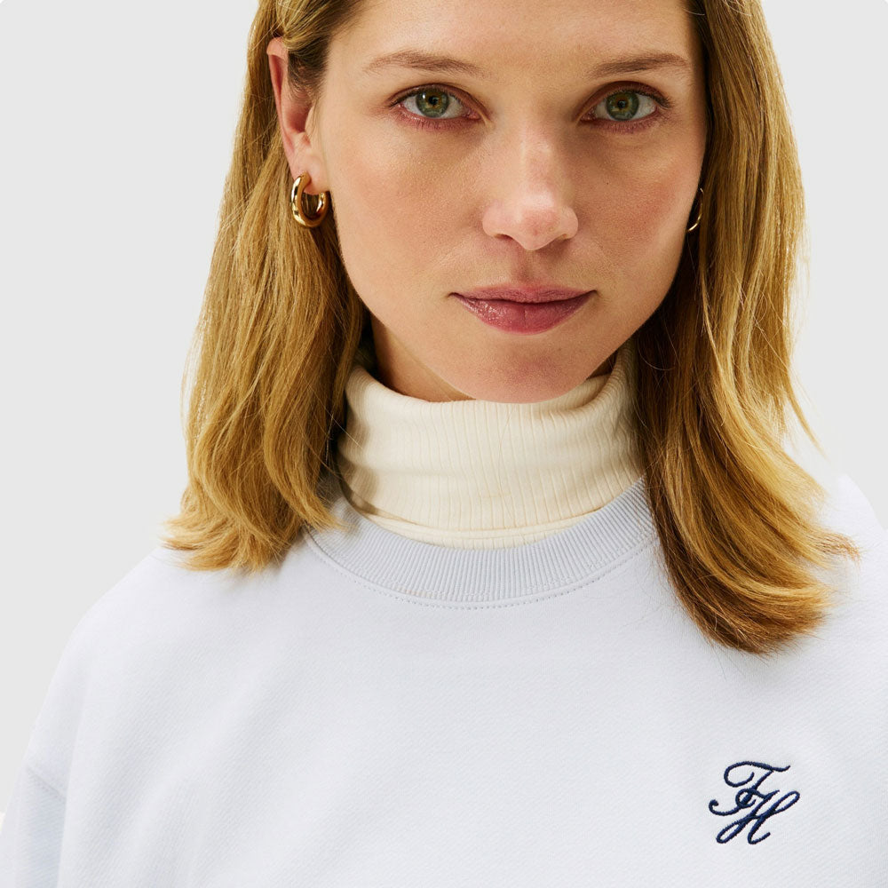 Script Terry Sweatshirt - Light Blue