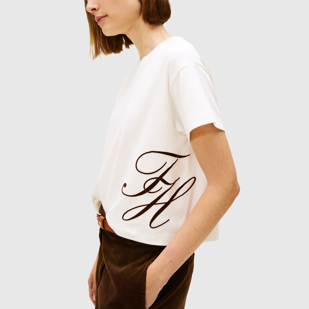 Script T-Shirt - Ivory