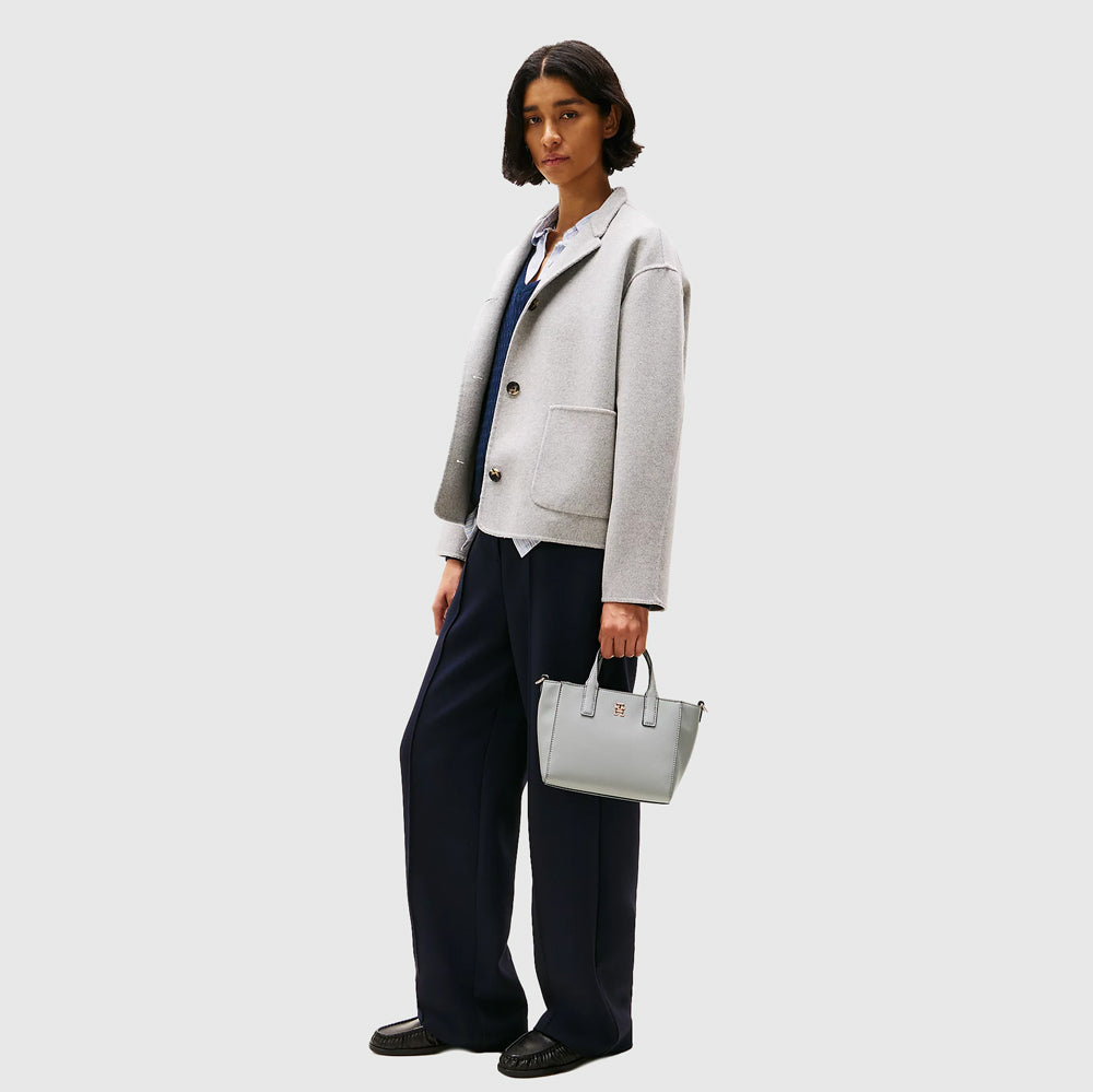 Tommy Hilfiger Soft Logo Mini Tote - Grey |ThirdBaseUrban