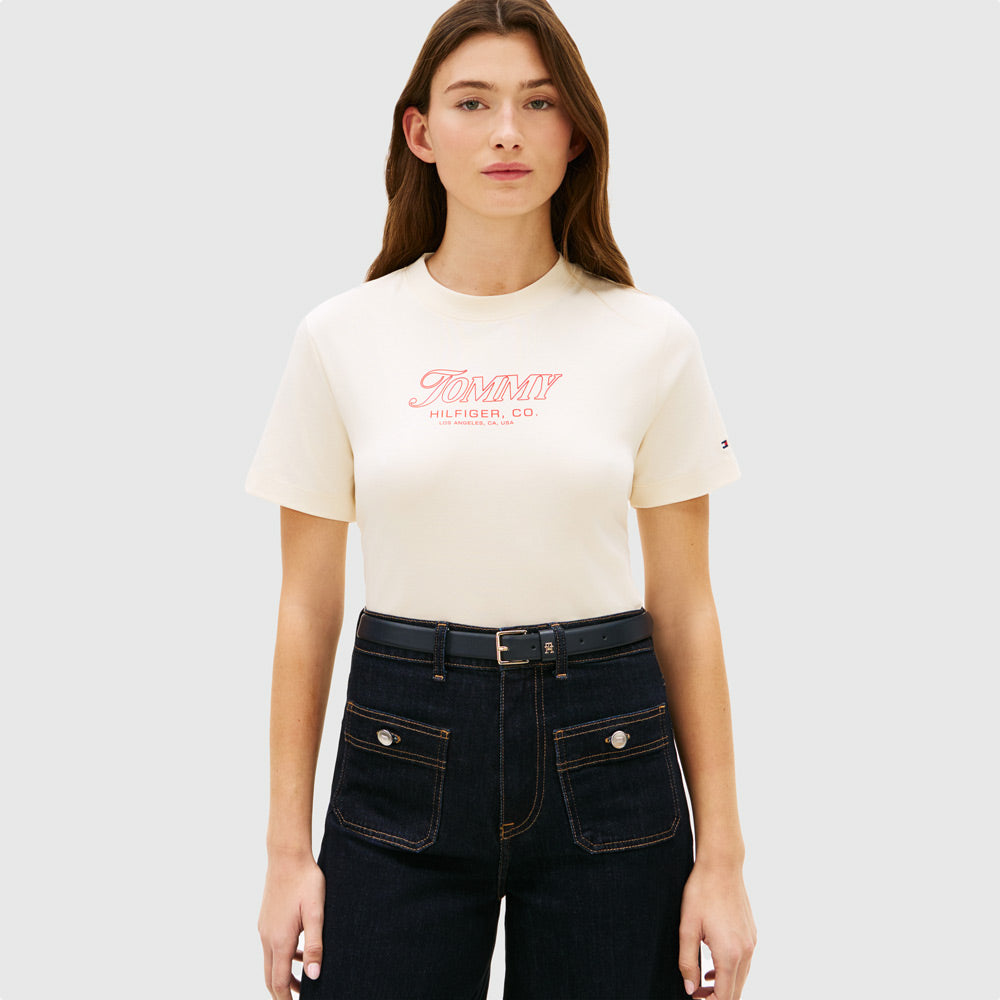 Tommy Hilfiger Tilt Graphic T- Shirt - Calico |ThirdBaseUrban