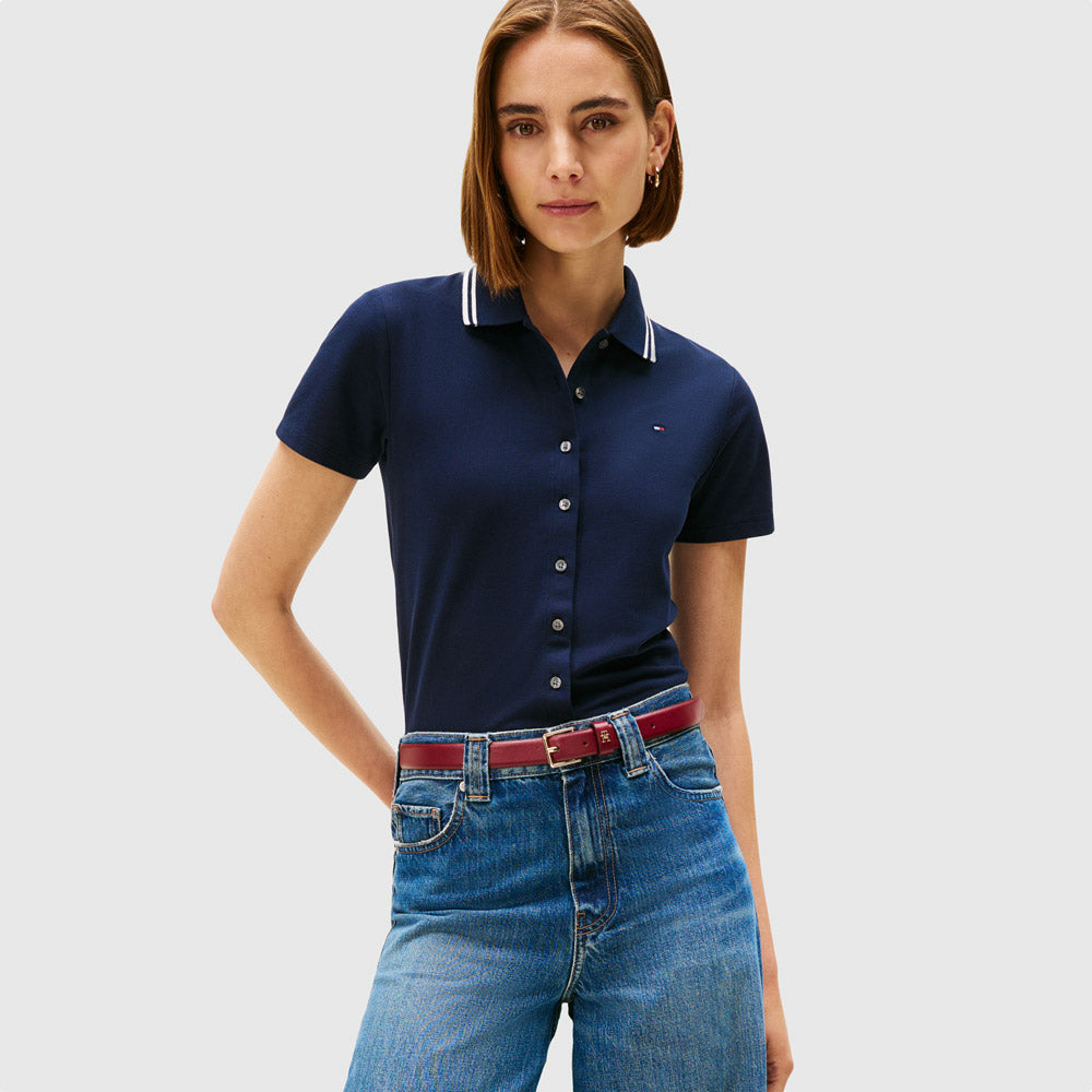 Tommy Hilfiger Down Golfer - Navy |ThirdBaseUrban