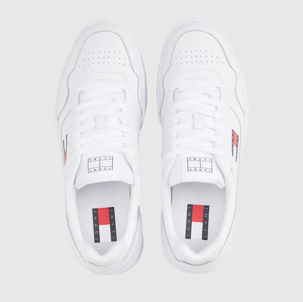 Cupsole Leather Sneaker - White