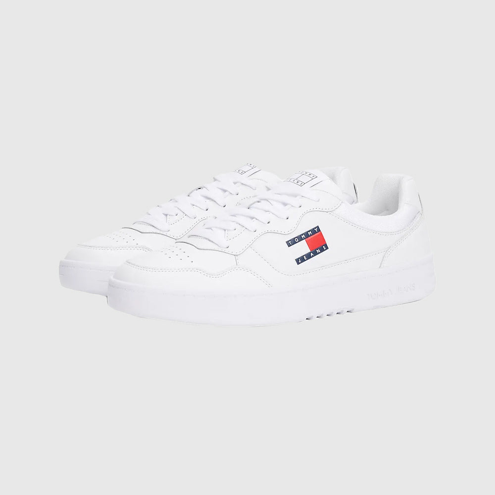 Cupsole Leather Sneaker - White