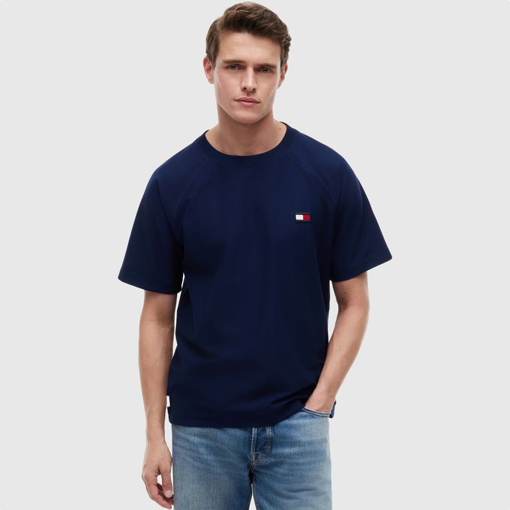 Tommy Hilfiger Flag T- Shirt - Navy |ThirdBaseUrban