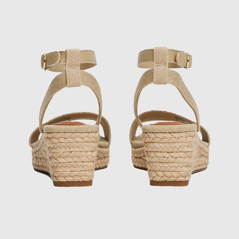 Espadrille Wedge - Beige