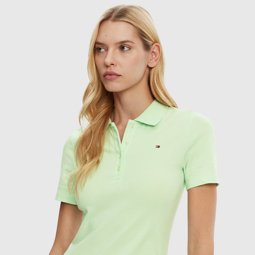 1985 Pique Golfer Dress - Lime Green