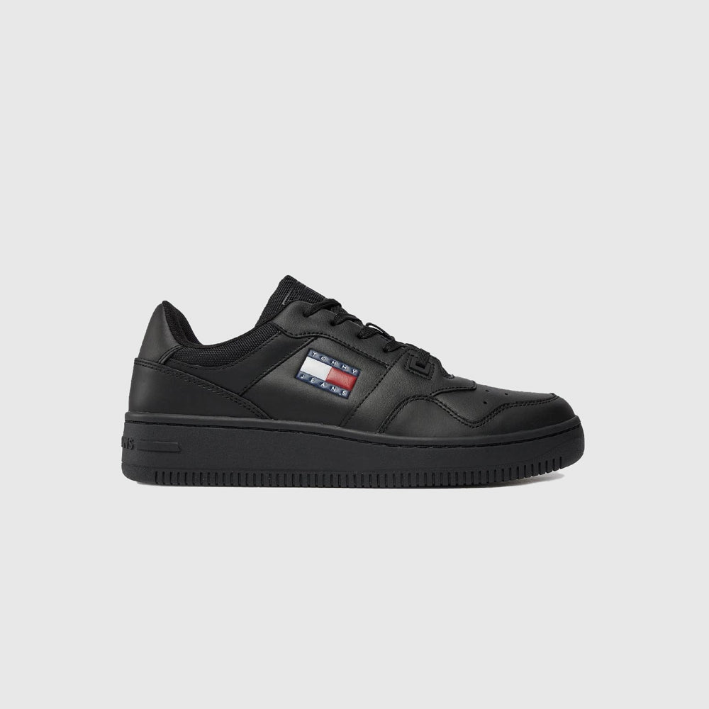 Tommy Hilfiger Retro Basket Sneaker - Black |ThirdBaseUrban