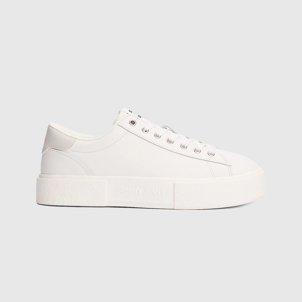 Tommy Hilfiger Flatform Sneaker - off white |ThirdBaseUrban
