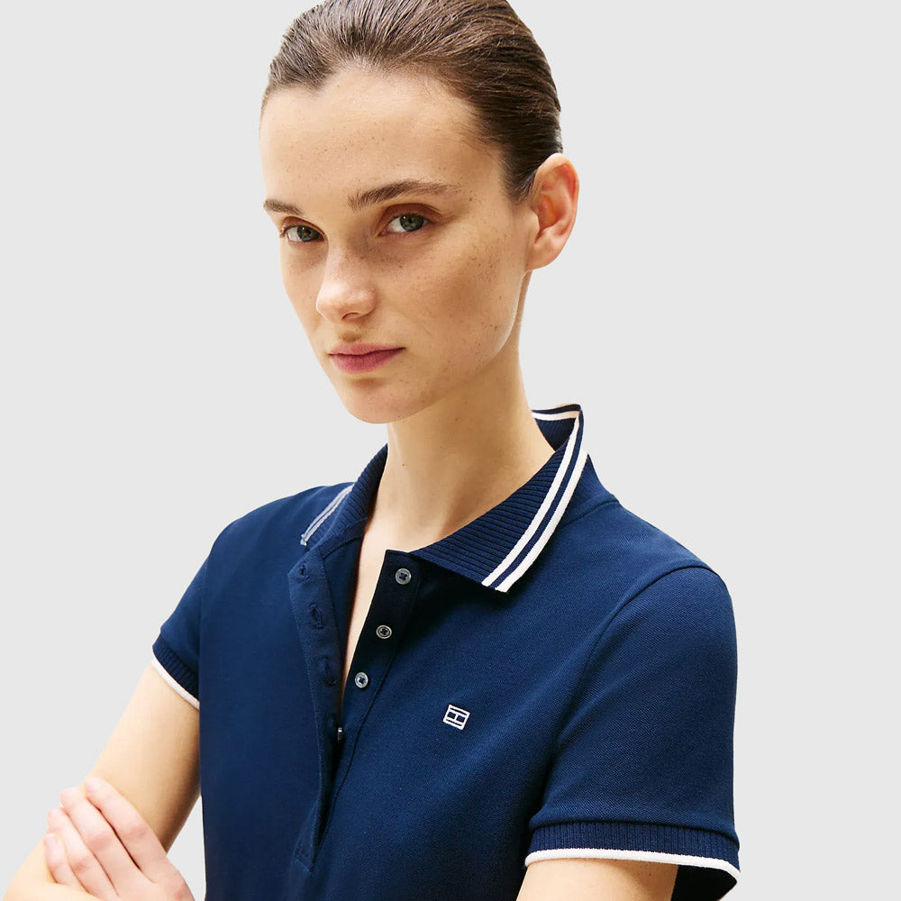 Feminine Sporty Golfer - Navy