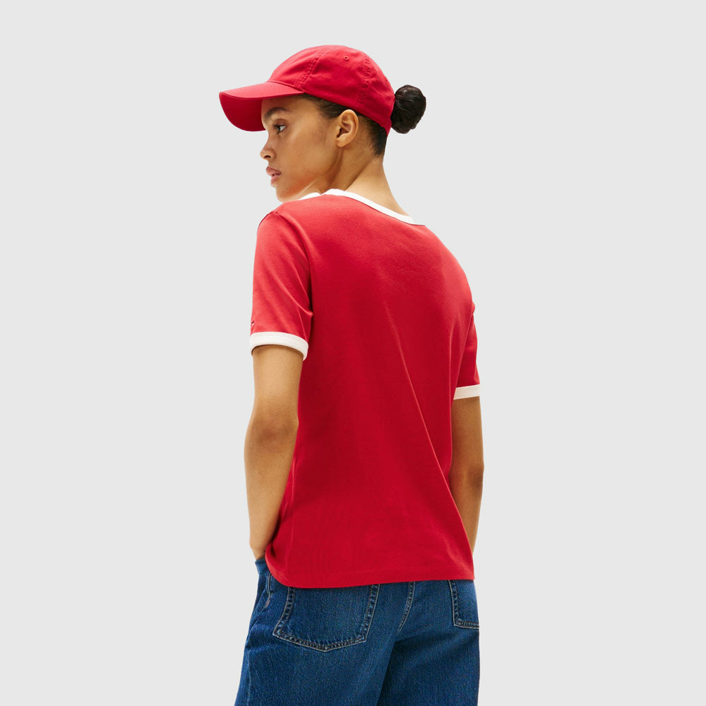 Monotype Stripe T-Shirt - Red
