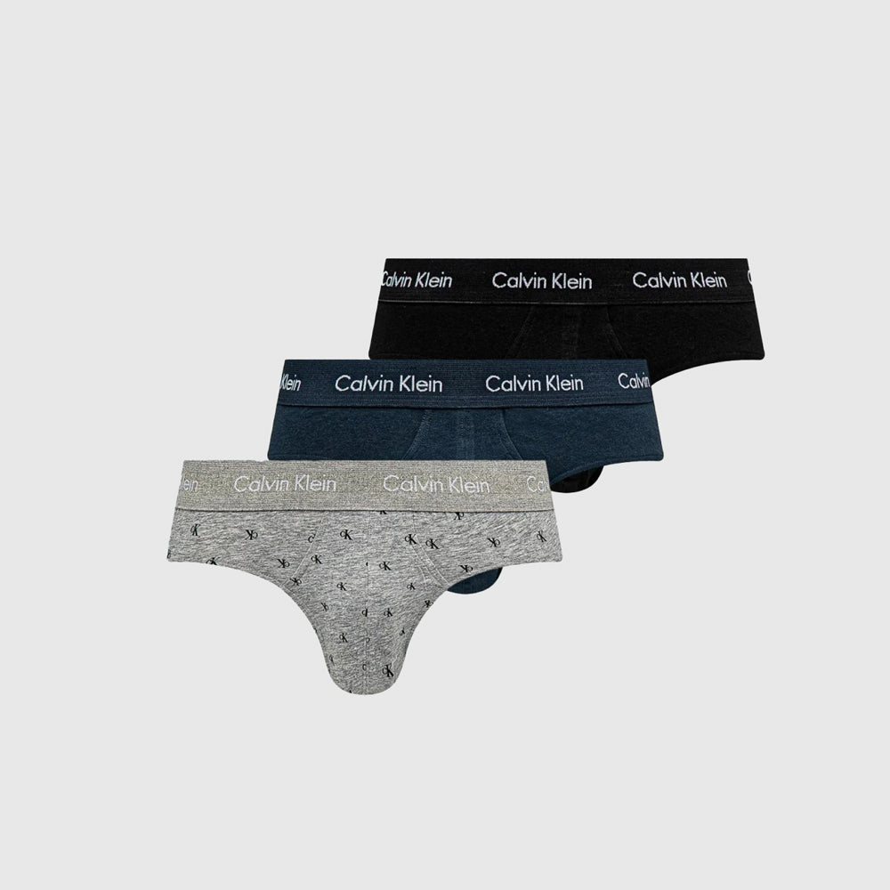 Calvin Klein Hip Brief 3Pk - Black Multi |ThirdBaseUrban