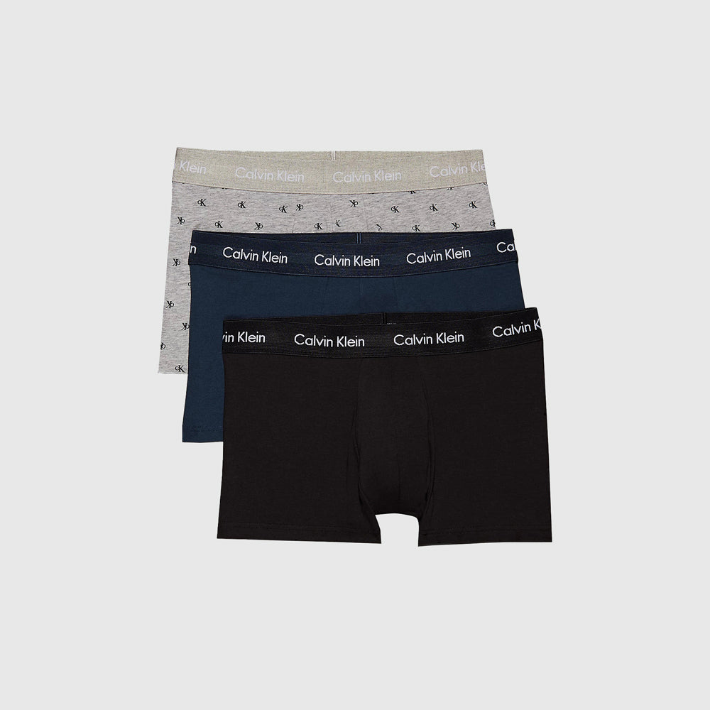 Calvin Klein 3 Pack Low Rise Trunk - Black Multi |ThirdBaseUrban
