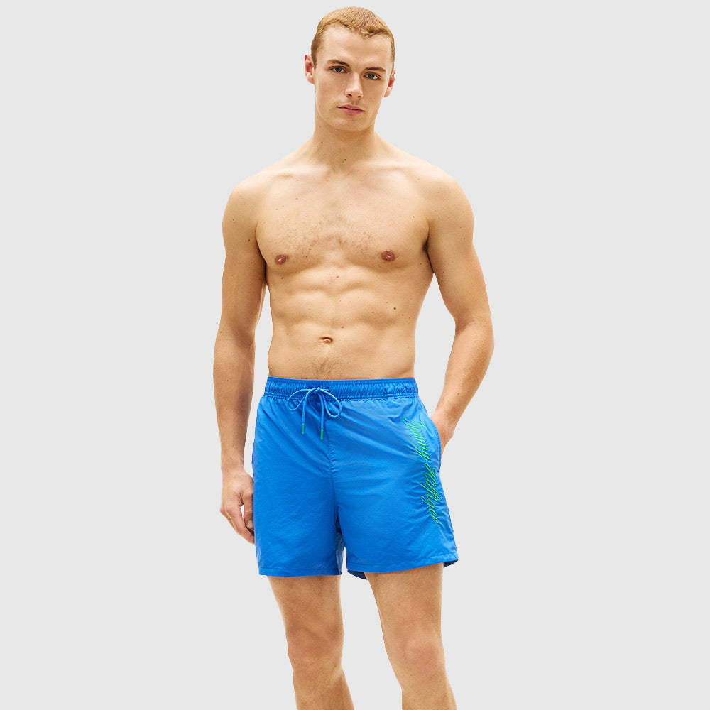 Medium Drawstring Swim Short - Blue