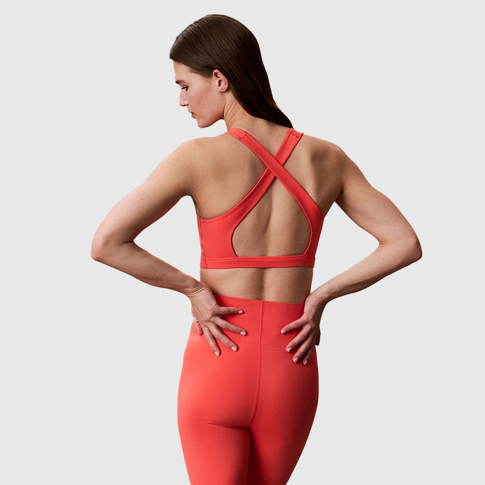Quick-Dry Medium-Impact Bra- Hot Pink