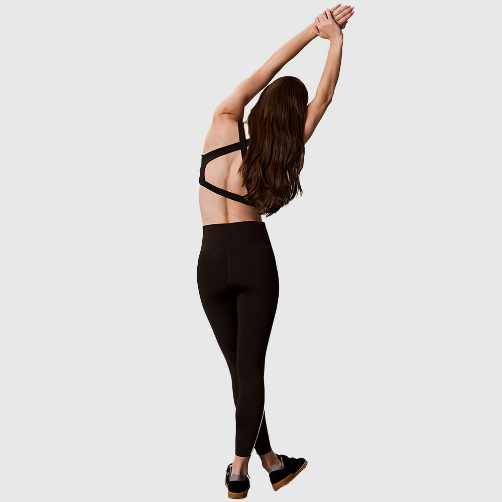 Quick-Dry High-Rise Gym Leggings - Black
