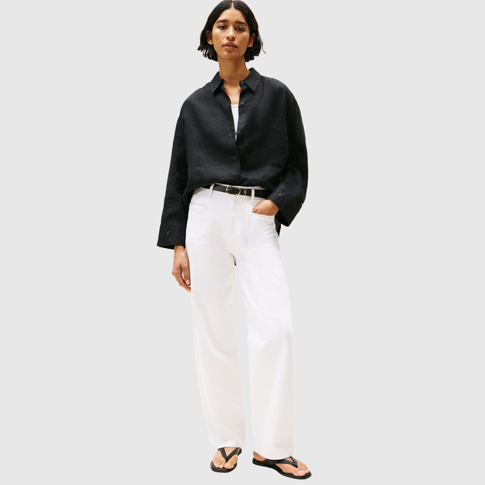 Linen Shirt - Black