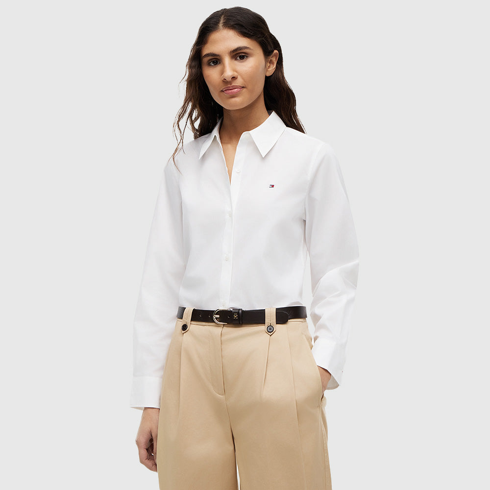 Essential Poplin Regular Shirt - White