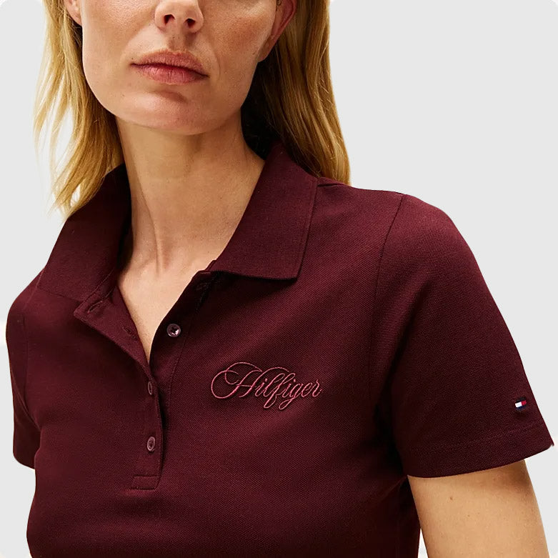 Script Golfer - Burgundy