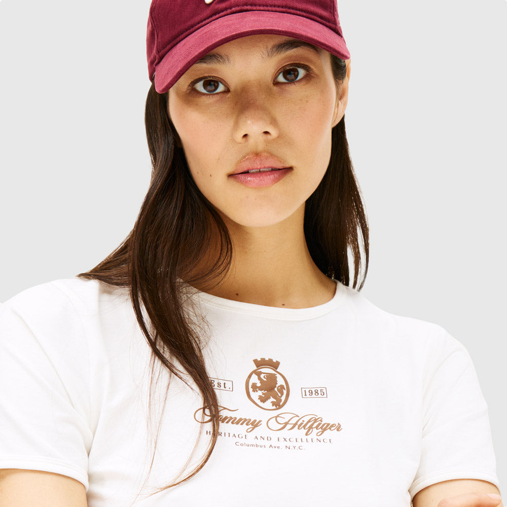 Varsity Crest T-Shirt - Ecru