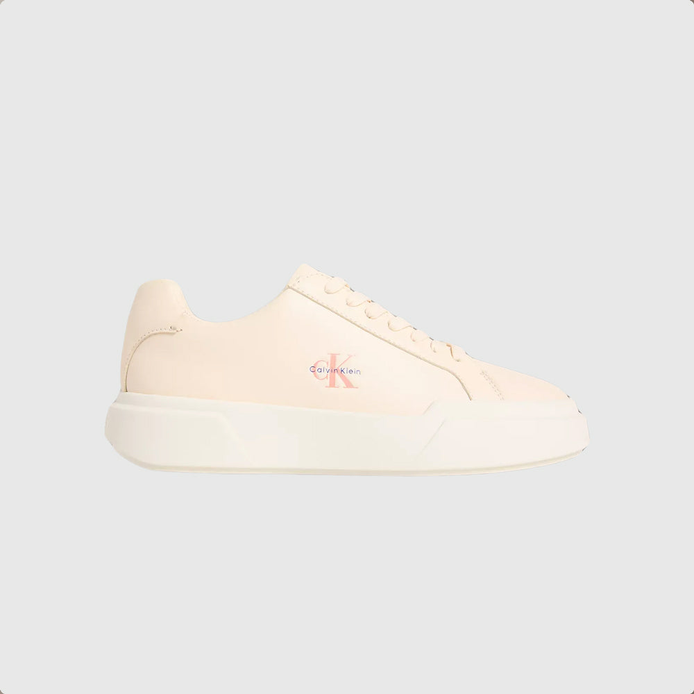Calvin Klein Chunky Cupsole Laceup Sneaker - Beige |ThirdBaseUrban