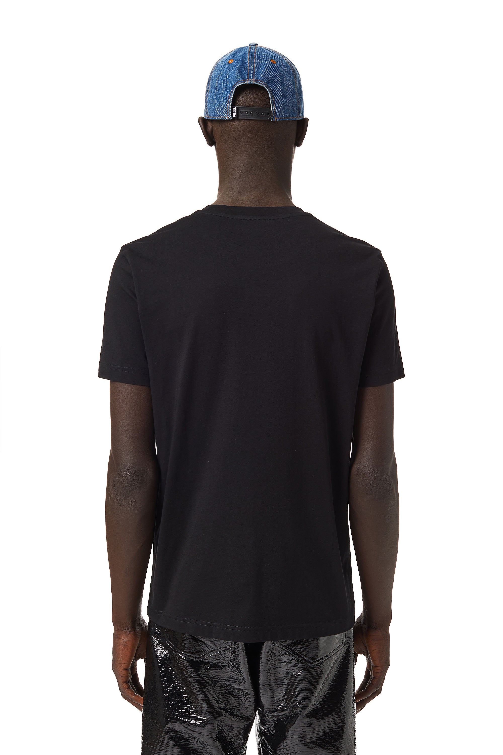 T-shirt with D logo Black T-DIEGOR-D