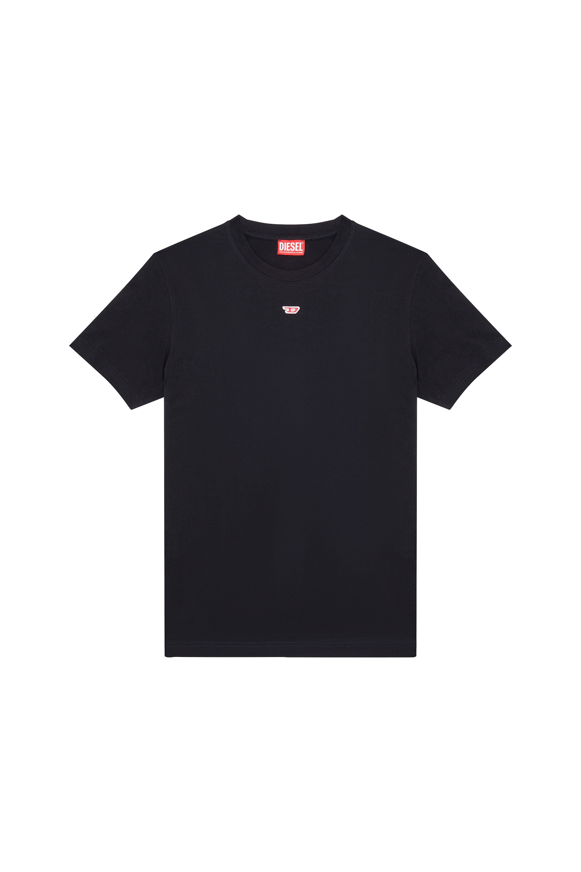 T-shirt with D logo Black T-DIEGOR-D