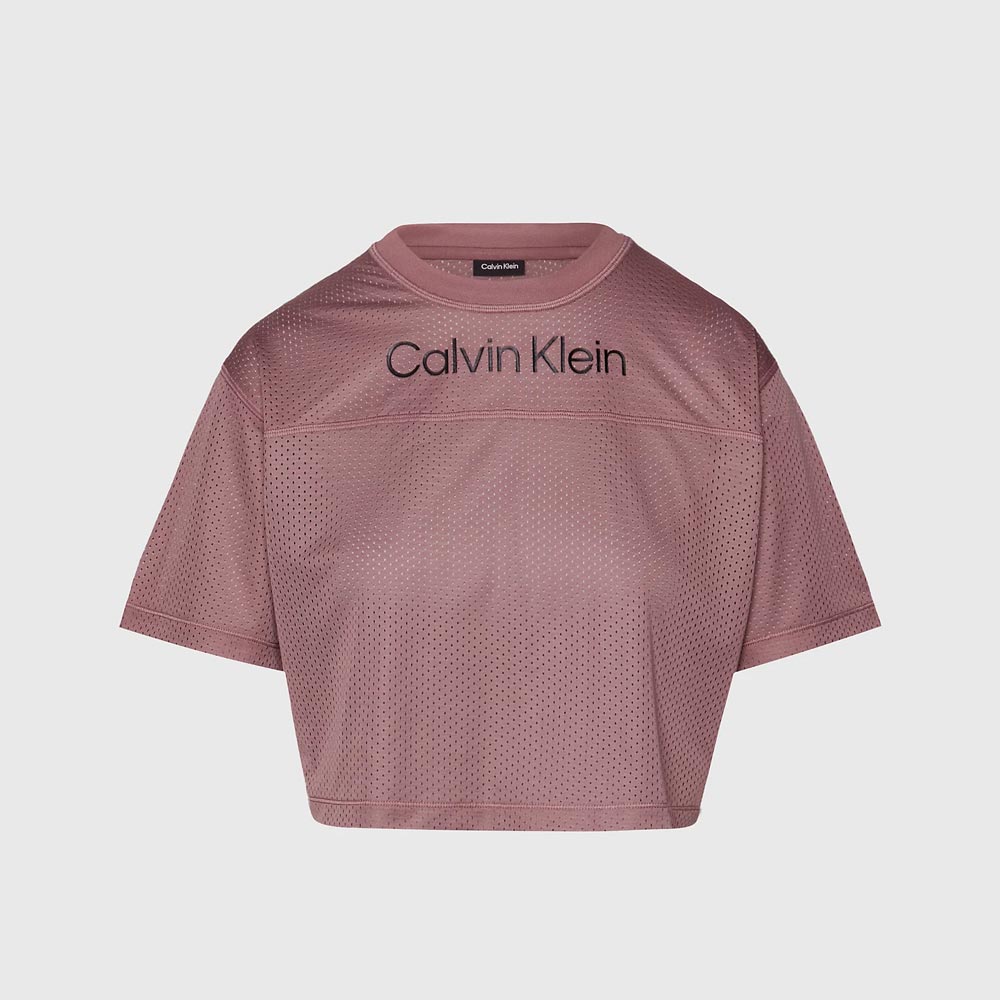 Cropped Gym T-Shirt - Rose