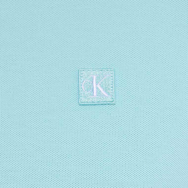 Embro Badge Slim Polo - Blue