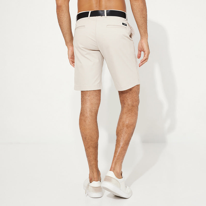 Modern Twill Slim Short - Beige