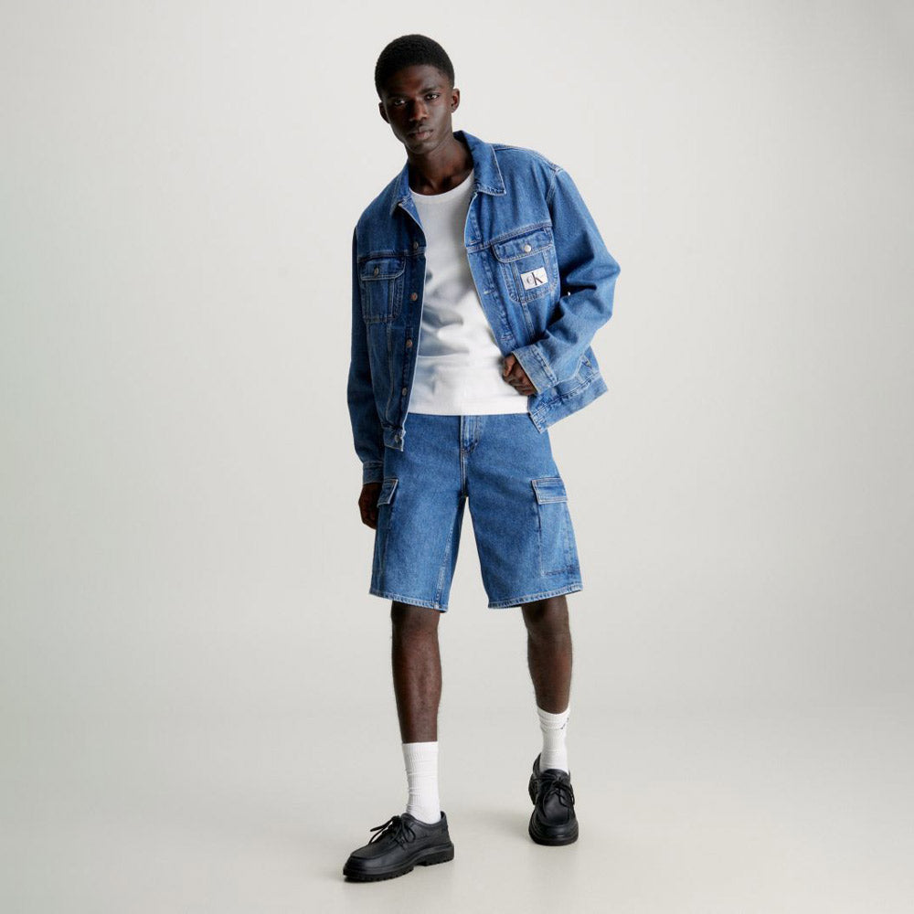 90'S Cargo Shorts - Denim Medium