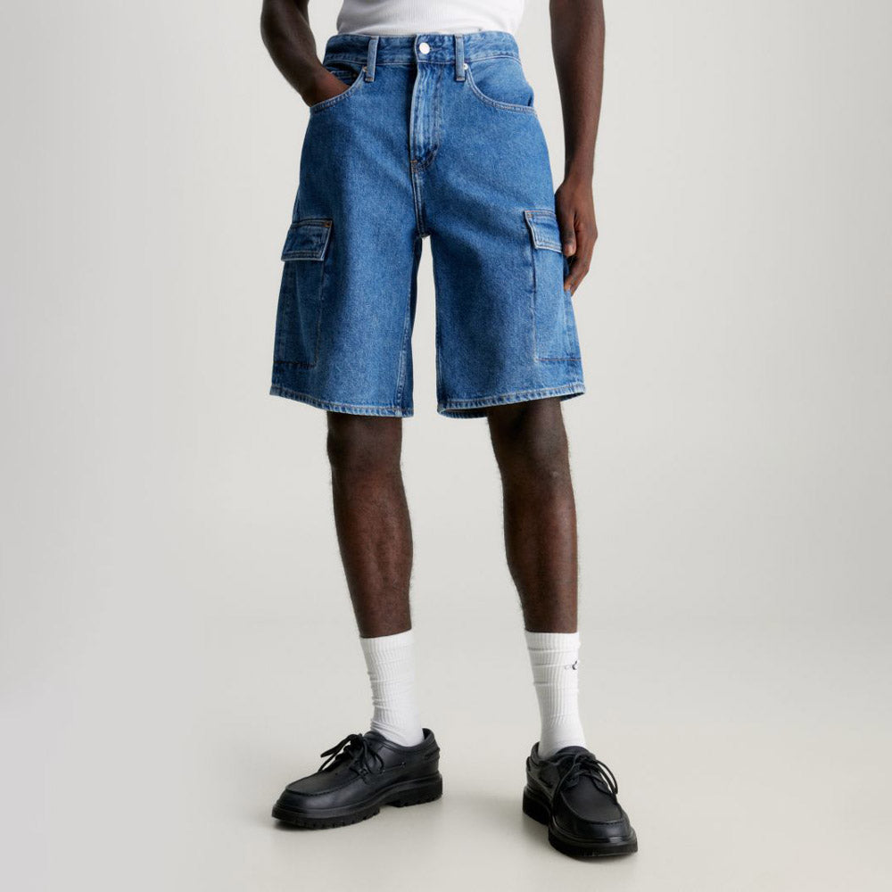 90'S Cargo Shorts - Denim Medium