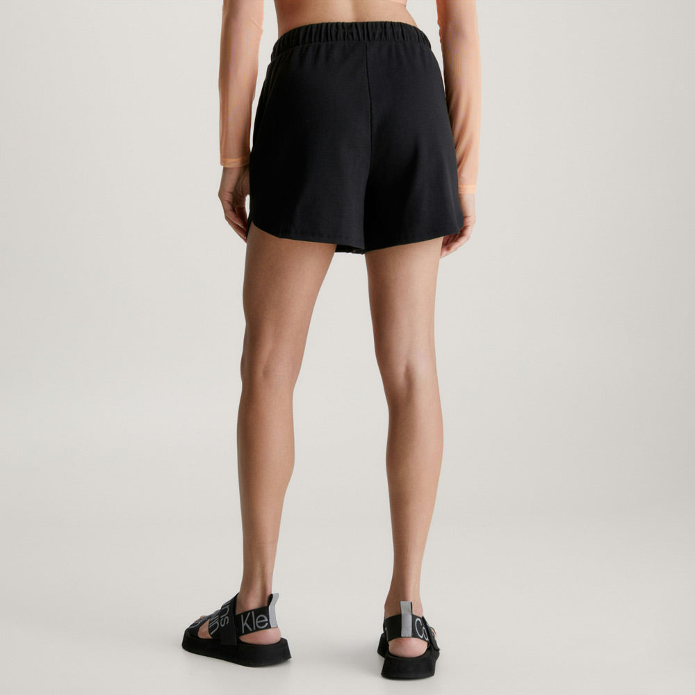 Relaxed Badge Shorts - Black
