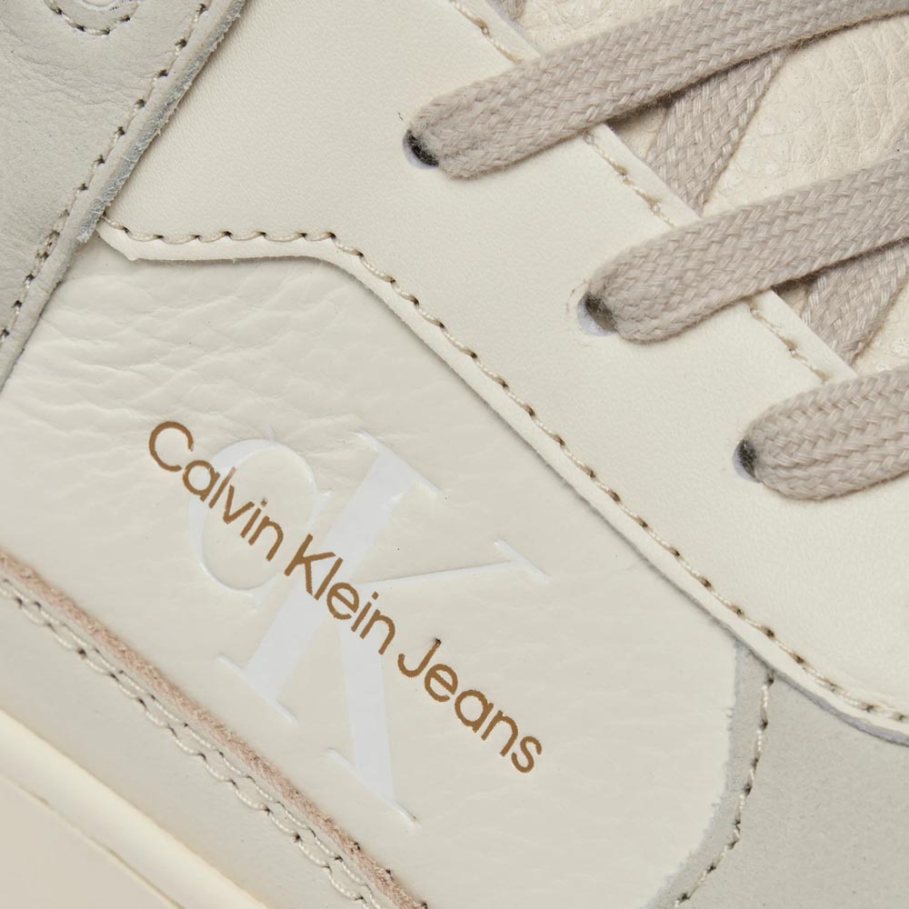 Basket Cupsole Leather Sneaker - White Multi