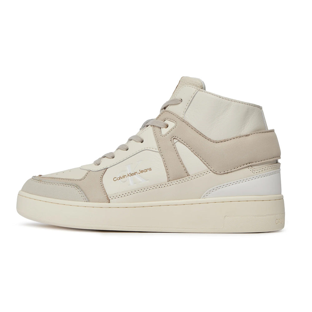 Basket Cupsole Leather Sneaker - White Multi