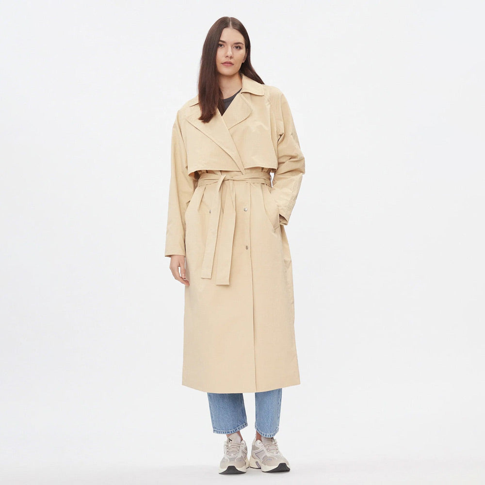 Belted Trench Coat - Sand