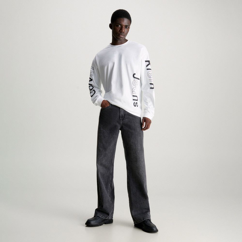 Graphic Long sleeve T-Shirt - White