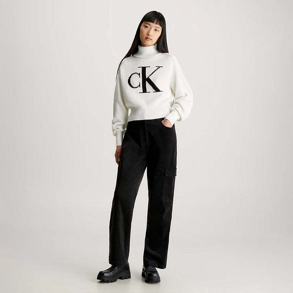 Blown Up CK Sweater - Ivory