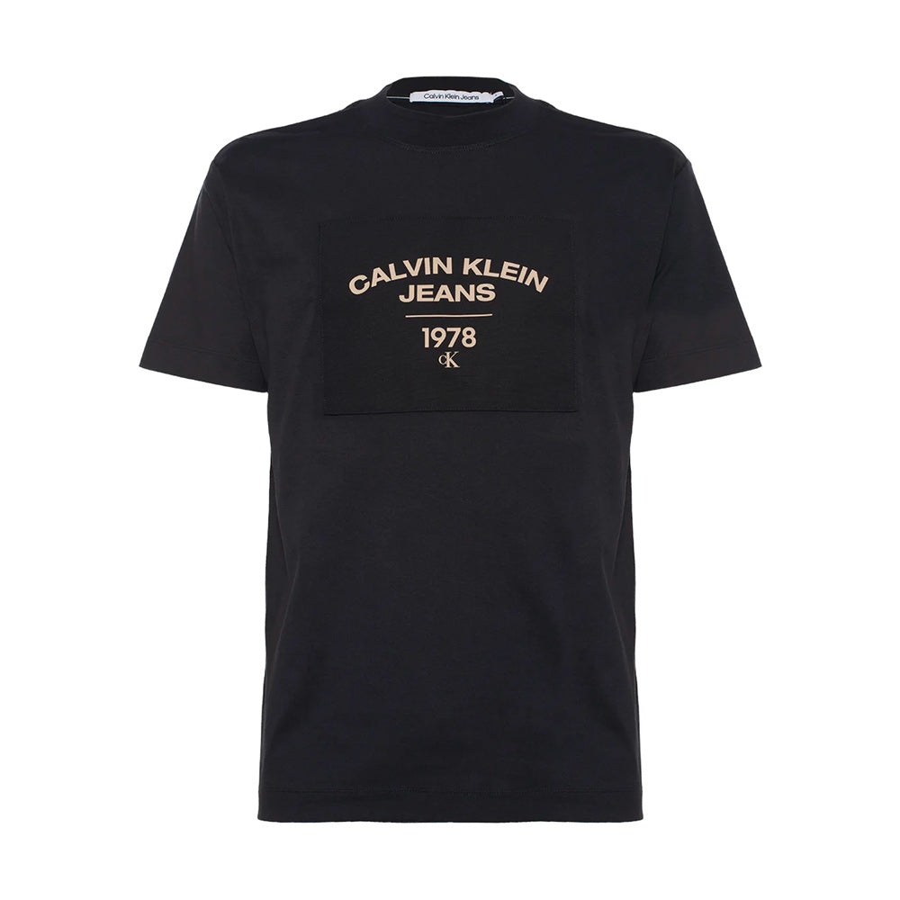 Canvas Curve Graphic T-Shirt - Black