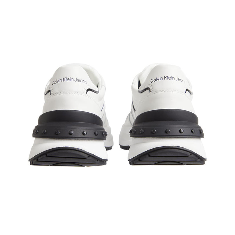 Chunky Lace-Up Ribbon Sneaker - White Multi