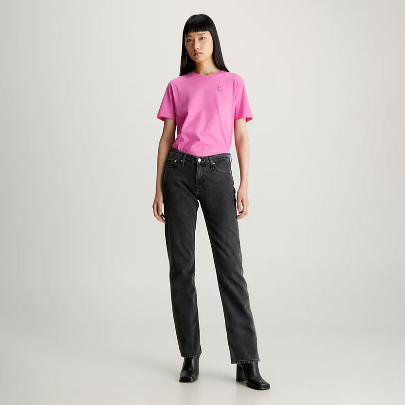 Regular Badge T-Shirt - Pink*