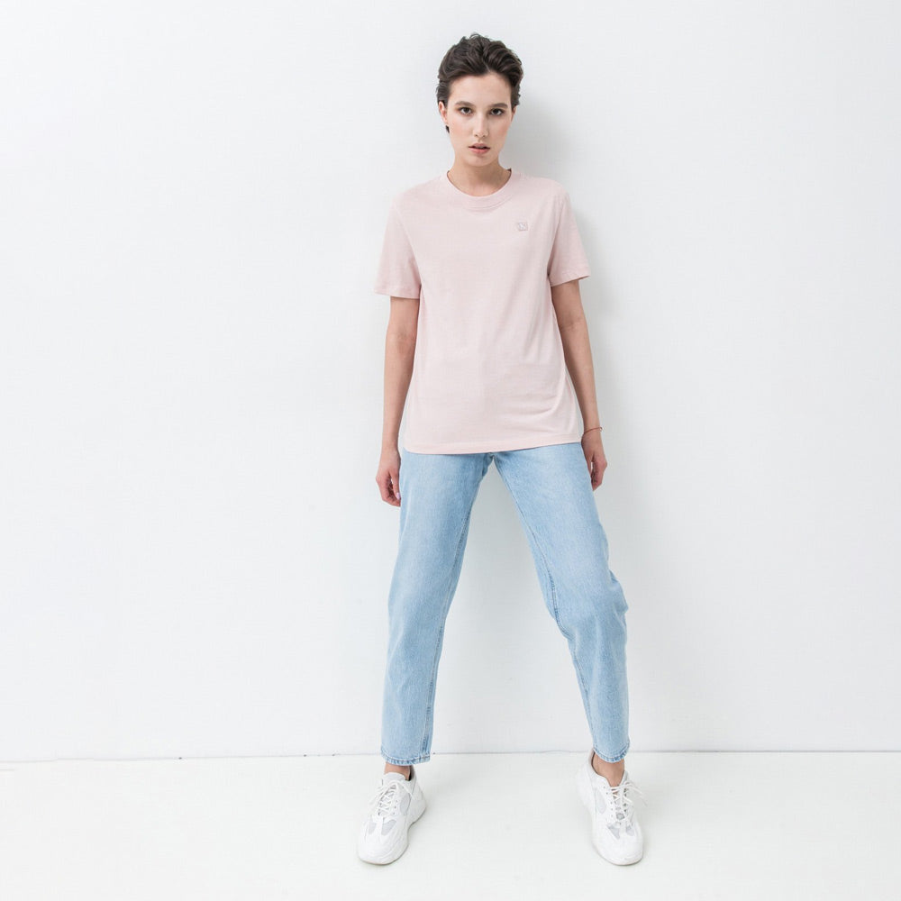 Badge Regular T-Shirt - Rose