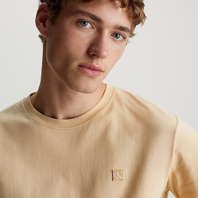 Ck Badge T-Shirt - Sand